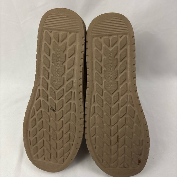 UGG Womans Koolaburra Size 10 USA Mini Barley Suede Boots Dune Gray 1133079 - Picture 12 of 13